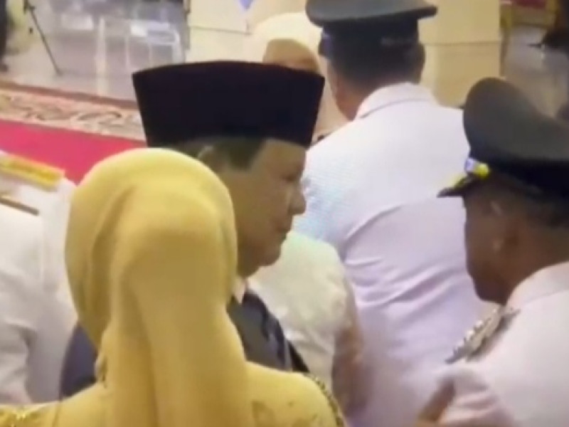 Tepuk Pundak Hery Nabit Saat Pelantikan di Jakarta, ini yang Disampaikan Presiden Prabowo