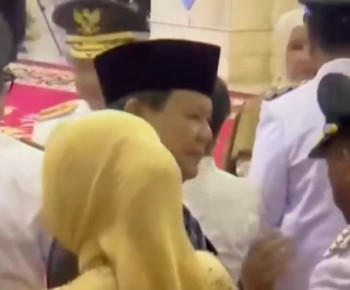 Pantasan Tepuk Pundak, Ternyata Paman Bupati Hery Nabit Idola Presiden Prabowo