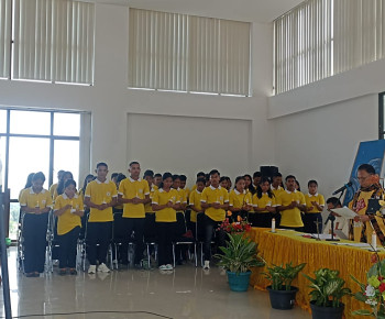 Unika Ruteng Mengukuhkan 54 Kader Synergoi St. Paulus