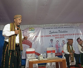 Syukuran Pelantikan, Perempuan Manggarai Spesial buat Bupati Hery Nabit