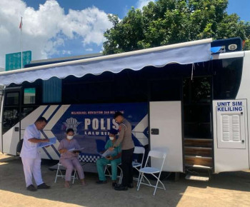 Layanan SIM Keliling Satlantas Polres Mabar Diapresiasi Masyarakat