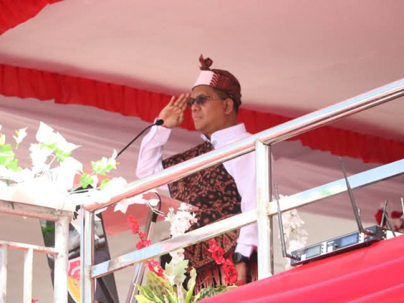 Gubernur Melki Laka Lena Jadi Inspektur Upacara Hari Lahir Pancasila Tingkat Provinsi NTT di Ende