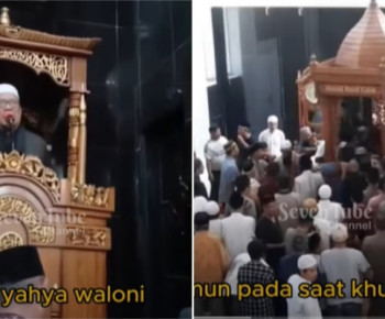 Video Detik-Detik Ustaz Yahya Waloni Meninggal Dunia saat Khotbah Jumat