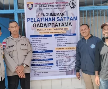Fasilitas Lengkap dan Sertifikat Resmi, Pelatihan Satpam Gada Pratama Siap Cetak Tenaga Keamanan Profesional