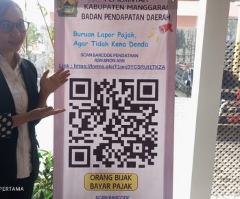 Kelar 5 Menitan, Puluhan ASN Lingkup Pemda Manggarai Bayar PBB via Para Mbaru saat Pameran Inovasi