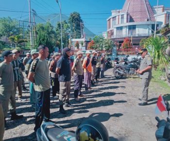 Lebih Mengenal Jobdes, Skuat Baru Satpol-PP Manggarai Digembleng Harimin