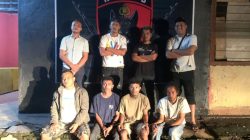 Empat Terduga Pencuri Porang dan Speaker Aktif Dibekuk Polres Matim di Desa Nanga Labang