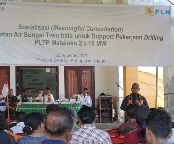 Sosialisasi Drilling PLTP Mataloko, Begini Mekanisme Pemanfaatan Air Sungai Tiwu Bala