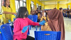 Posyandu Remaja, Puskesmas Reok Gelar Imunisasi Tetanus Difteri dI MAN 1 Manggarai