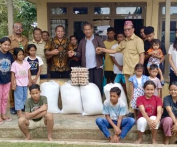 Giat Karitatif Pemerintah Kecamatan Wae Ri’i Sambangi Panti Asuhan Wae Peca