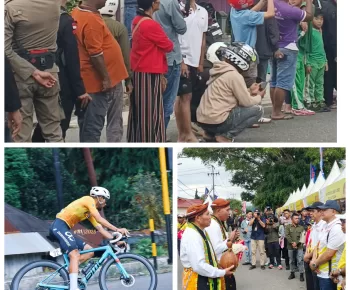 Jalanan Manggarai Menjelma Menjadi Pesta Rakyat: Euforia dan Budaya Sambut Para Riders Tour de EnTeTe