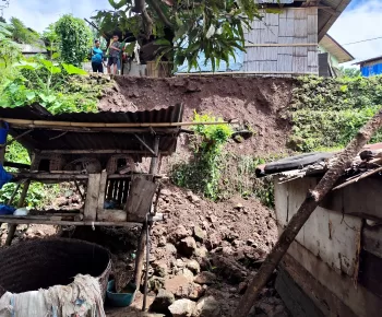 Banjir dan Longsor Landa Desa Hilihintir Satar Mese Barat