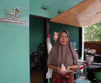 TJSL PLN Hadirkan Kantin Sekolah dari Batako FABA di SMKN 2 Lembar