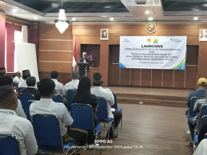 5 Ribuan Pekerja Rentan di Manggarai Dapat Kartu BPJS, Bukti Kehadiran Pemerintah