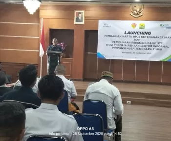 Jadi Penyalur Tunggal BPJS Ketenagakerjaan, Pinca Bank NTT Ruteng Sampaikan Hal Ini
