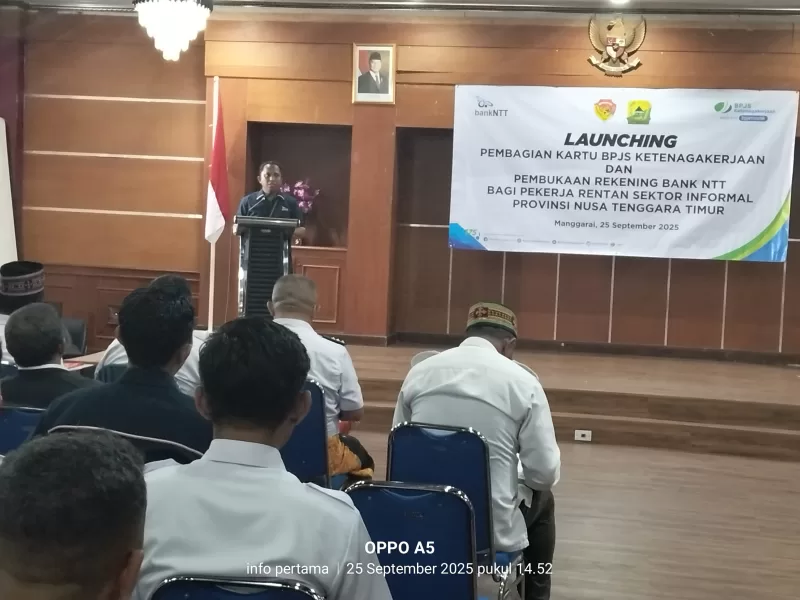Jadi Penyalur Tunggal BPJS Ketenagakerjaan, Pinca Bank NTT Ruteng Sampaikan Hal Ini