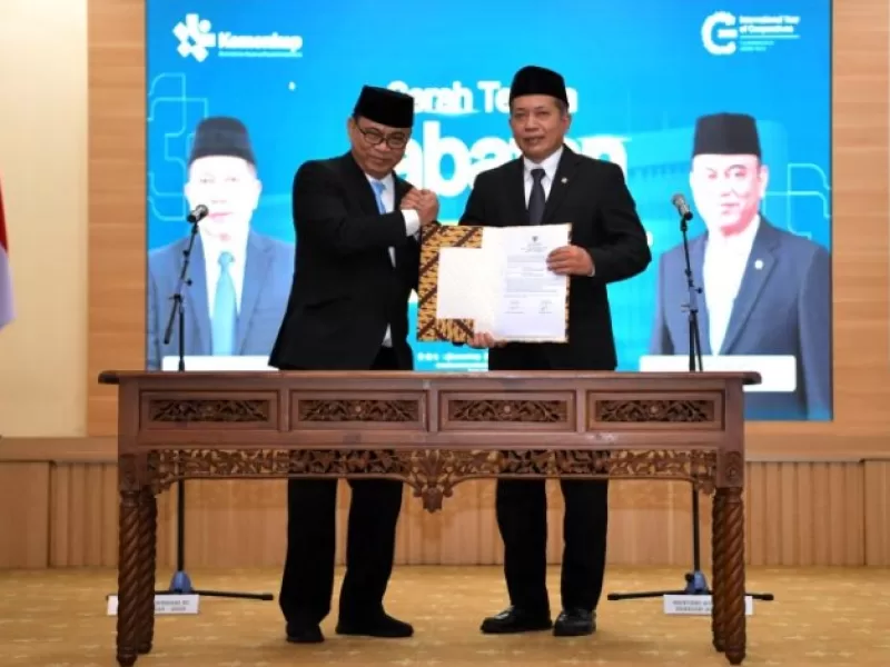 Sertijab Menkop, Ferry: Kita Akselerasi Pembangunan Koperasi Menjadi Lebih Baik dan Maju