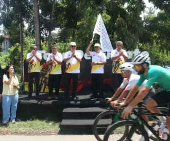 Jalanan dalam Kota Lintasan Pesepeda Tour De EnTeTe di Manggarai Rampung Ditambal