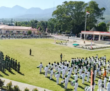 Upacara HUT TNI ke-80, Bupati Manggarai Hery Nabit Singgung Penyiapan Kapabilitas TNI