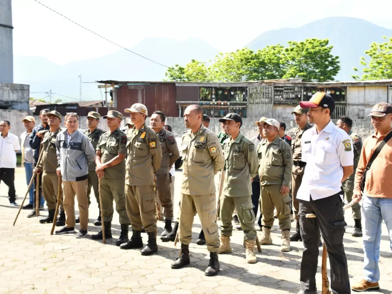 Lakukan Penertiban HPR, Satgas TPR Langke Rembong Gelar Apel Siaga