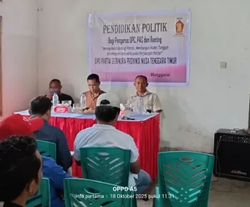 Boni Burhanus Ajak Kader Gerindra Proaktif Rebut Kekuasaan di Manggarai