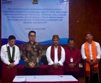 Pemanfaatan TI dan Layanan Apk Digital, Pemda Manggarai Teken MoU dengan PT IMD