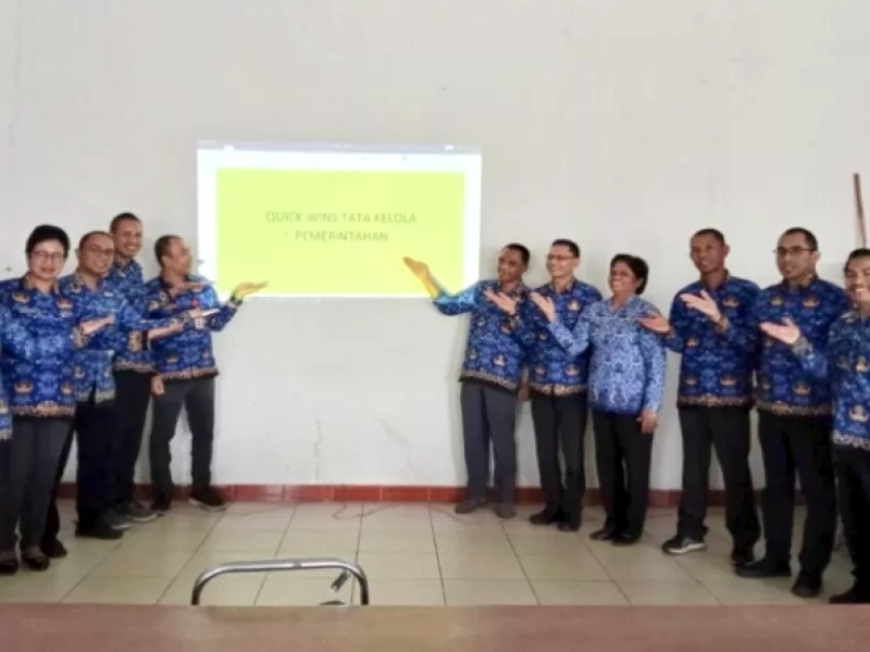 Asisten Satu Pimpin Rapat Percepatan Pelaksanaan Program Quick Wins Bidang TKP