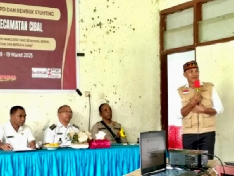 Musrenbang RKPD Tingkat Kecamatan Cibal Bahas Wae Naong dan Rembuk Stunting