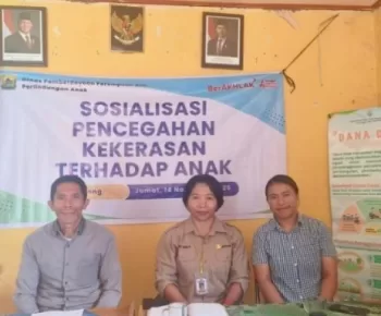 DP3A Gelar Sosialisasi Cegah Kekerasan Anak di Desa Jaong
