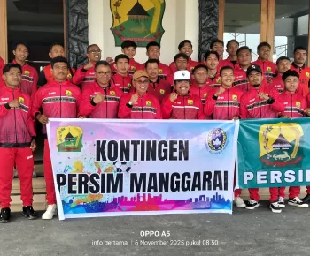 Menuju ETMC 2025, Persim Manggarai Dilepas Secara Resmi Wabup Fabianus