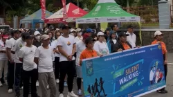 HKN dan Silent Walking Dinkes Manggarai : Merenung dalam Langkah, Memeluk Sehat dalam Hening