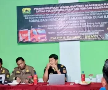 BC dan Satpol PP Manggarai Deklarasikan Perang terhadap Rokok Ilegal
