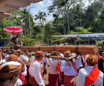 Peresmian Rumah Adat Gonggor, PLN Bersama Masyarakat Adat Perkuat Sinergi Budaya dan Energi Panas Bumi