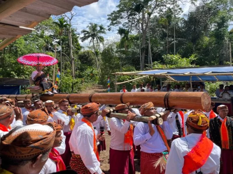 Peresmian Rumah Adat Gonggor, PLN Bersama Masyarakat Adat Perkuat Sinergi Budaya dan Energi Panas Bumi
