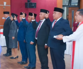 Pelantikan 4 Kepala Dinas, Hery Nabit Minta Pembuktian Mereka Benar-Benar Pantas dan Layak