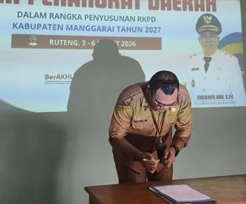 RKPD 2027, Bapperida Manggarai Tekankan Sinkronisasi dan Ketepatan Sasaran Program