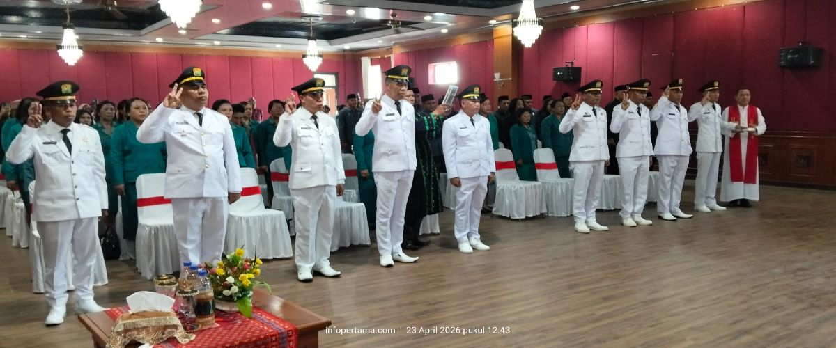9 Kecamatan Dipimpin Orang Baru, Gabriel Egor Gantikan Fransiskus Jen di Rahong Utara