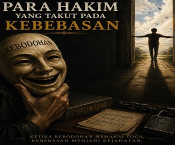 Topeng Kebodohan dan Para Hakim yang Takut pada Kebebasan