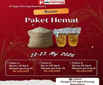 Ringankan Beban Warga, PT APN Gelar Pasar Murah Beras dan Minyak Goreng di Sengari