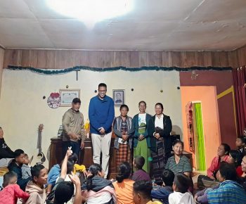 Doa Rosario dan Aksi Diakonia bagi Difabel di KBG Santo Yosep Woang