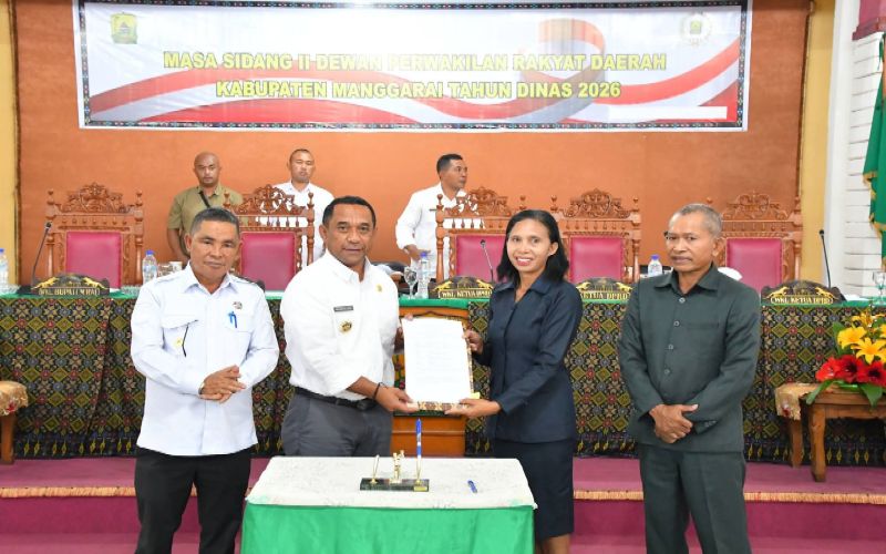 Fraksi PDI Perjuangan bersama 8 Fraksi DPRD Setujui Dua Ranperda Strategis Kabupaten Manggarai