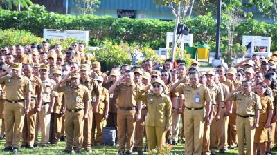 Hari Otonomi Daerah 25 April 2026, Pemkab Manggarai Gelar Peringatan dalam Apel Mingguan