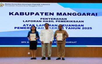 Kali ke-8, Pemkab Manggarai Pertahankan Opini WTP Berturut-turut