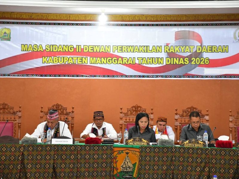 9 Fraksi DPRD Manggarai Sampaikan Pandangan Umum atas Dua Ranperda Strategis