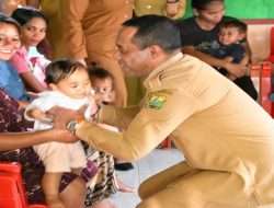 Bupati Manggarai Tinjau Dapur Sehat Atasi Stunting di Desa Compang Dalo
