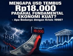Mengapa USD Tembus Rp18.000 Padahal Fundamental Ekonomi Kuat?