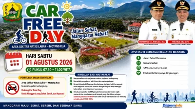 Pemkab Manggarai Gelar Car Free Day Perdana di Natas Labar–Motang Rua, Masyarakat Diajak Ramaikan Sabtu Pagi