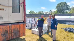 Stadion Golo Dukal Disulap Jadi RS Lapangan, PDAM Tirta Komodo Support Maksimal