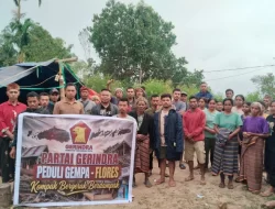 Hadir di Tengah Duka Warga Lehot, Gerindra Salurkan Sembako dan Obat-obatan Pasca Gempa Flores