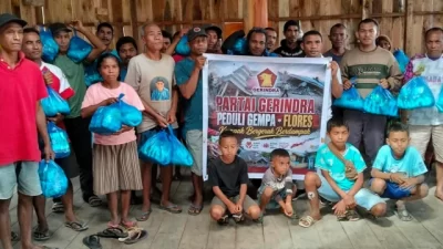 Gerindra Peduli Gempa Flores